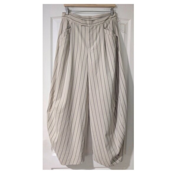 NEW Free People | Tegan Striped Barrel Trousers - Picture 4 of 12
